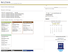 Tablet Screenshot of bensfriends.com